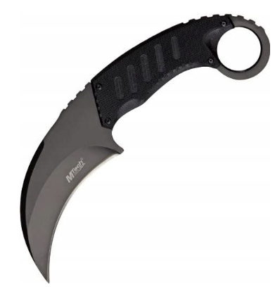Taktický nôž Karambit s pevnou čepeľou značky MTECH USA 19cm MT-665BK VYPR